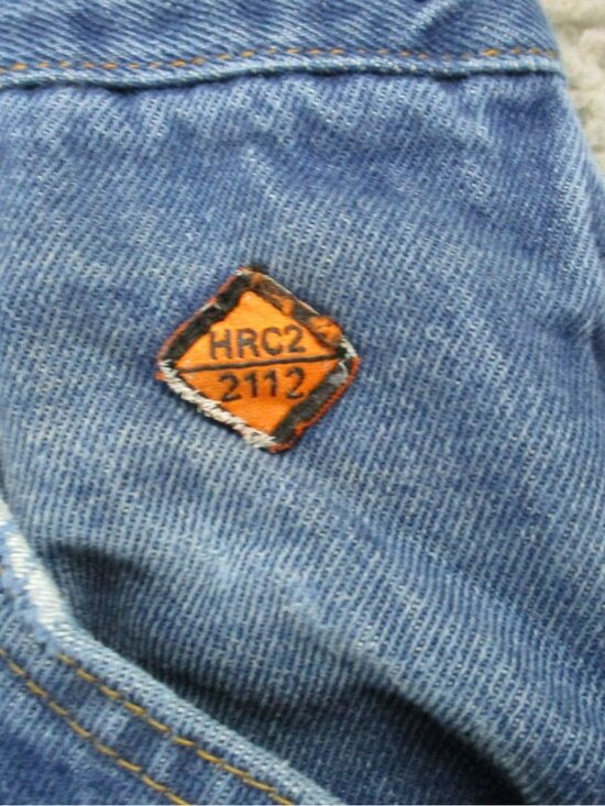 Wrangler Jeans Mens 40x32 Medium Wash Cotton High Rise FR 47 Regular Fit *Read* - Picture 4 of 16